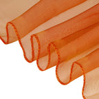 7" x 108" Organza Chair Sash - Orange