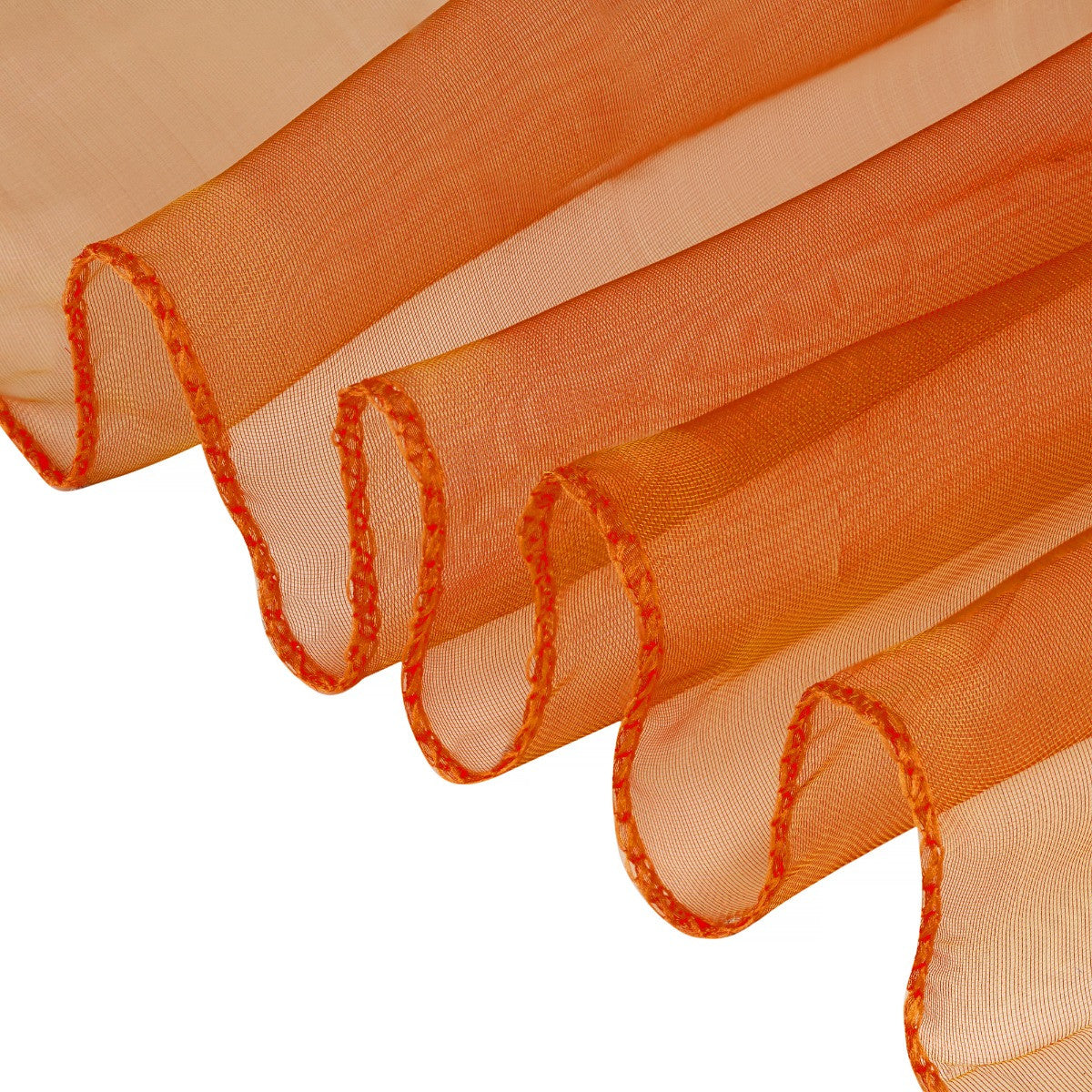 7" x 108" Organza Chair Sash - Orange