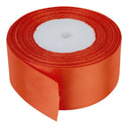10m Double Sided Satin Ribbon - Orange