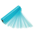 25m x 29cm Organza Sheer Roll - Aqua Blue