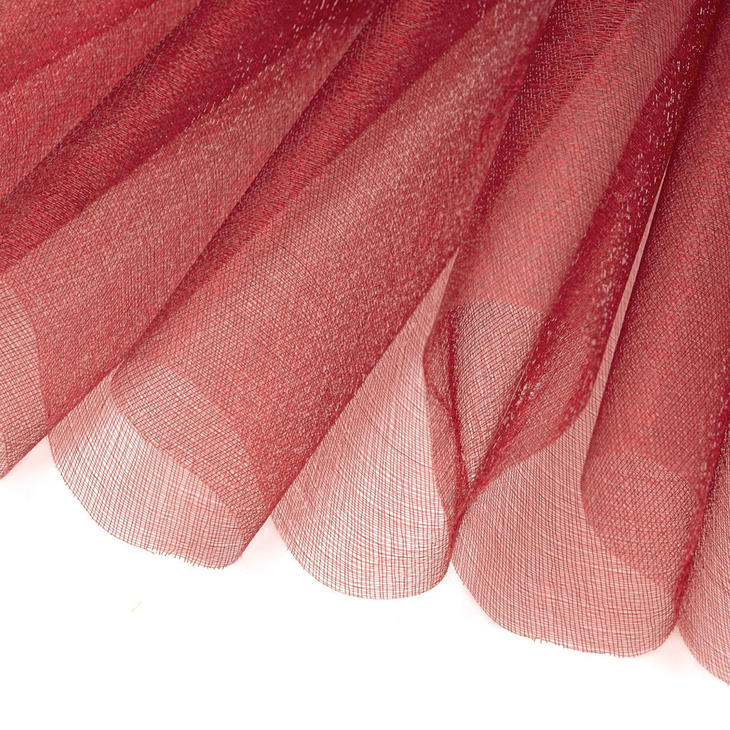 25m x 29cm Organza Sheer Roll - Burgundy