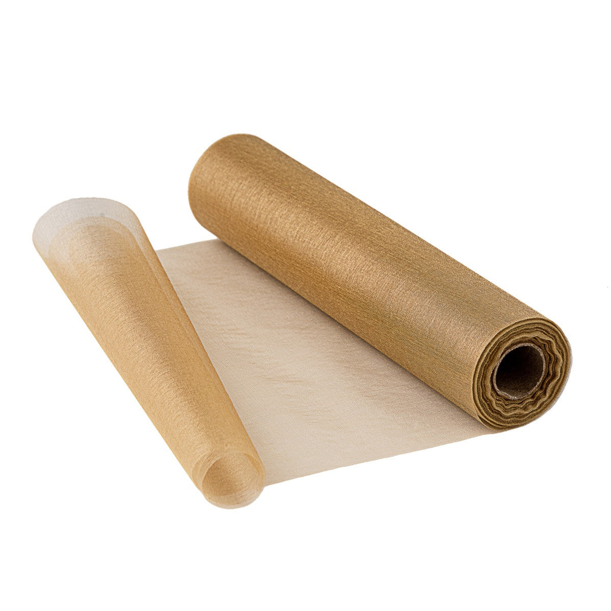 25m x 29cm Organza Sheer Roll - Champagne