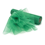 Set of 3 Organza Snow Sheer Rolls - 25m x 29cm - Red, Green, White