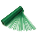 Set of 3 Organza Snow Sheer Rolls - 25m x 29cm - Red, Green, White