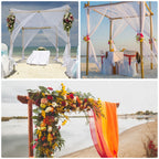 25m x 29cm Organza Sheer Roll - Baby Blue