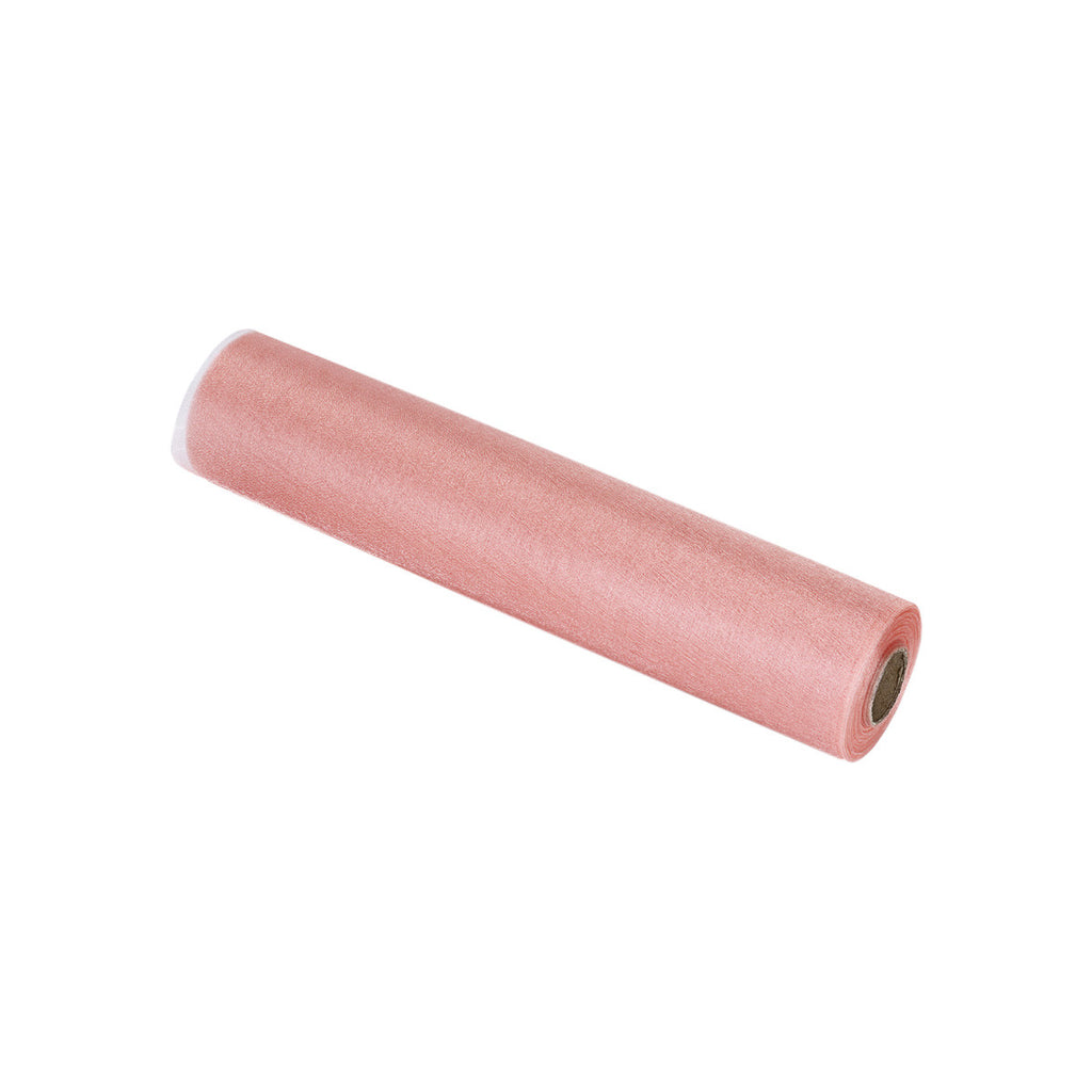 25m x 29cm Organza Sheer Roll - Peach