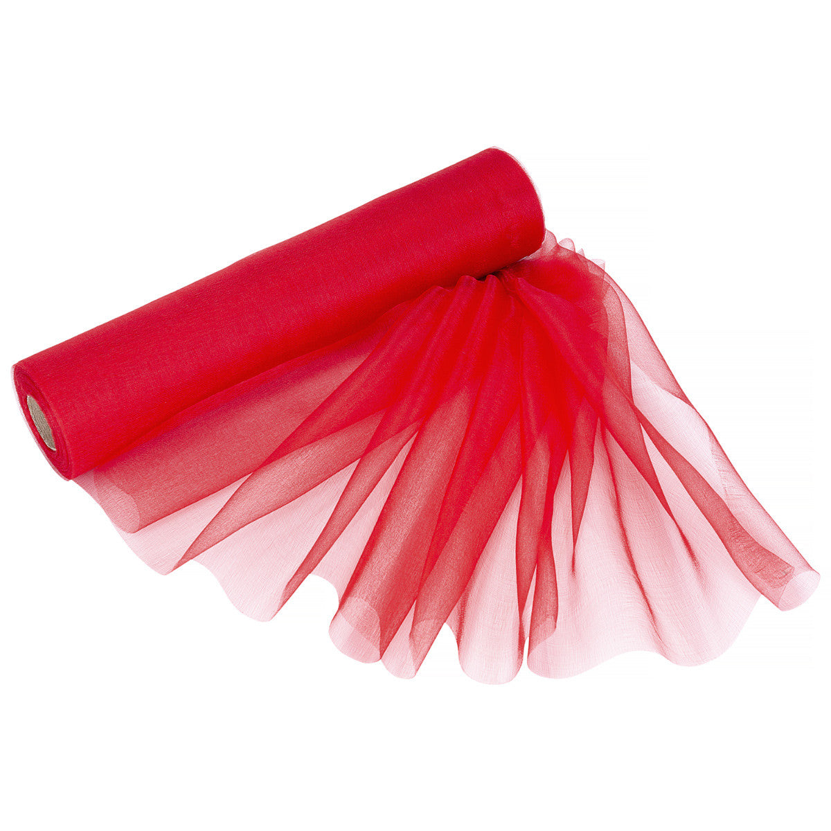29cm Organza Snow Sheer Rolls Bundle, 6 x 25m - Mixed Colours