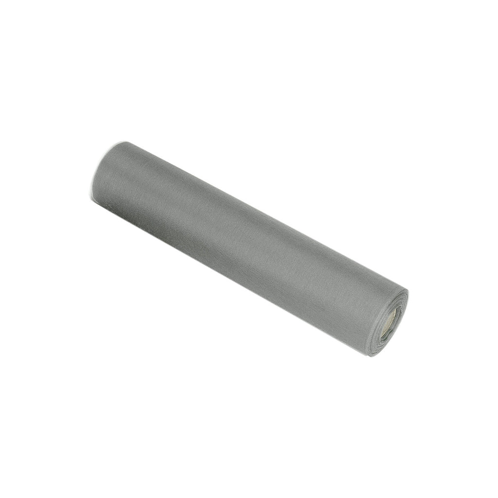 25m x 29cm Organza Sheer Roll - Silver