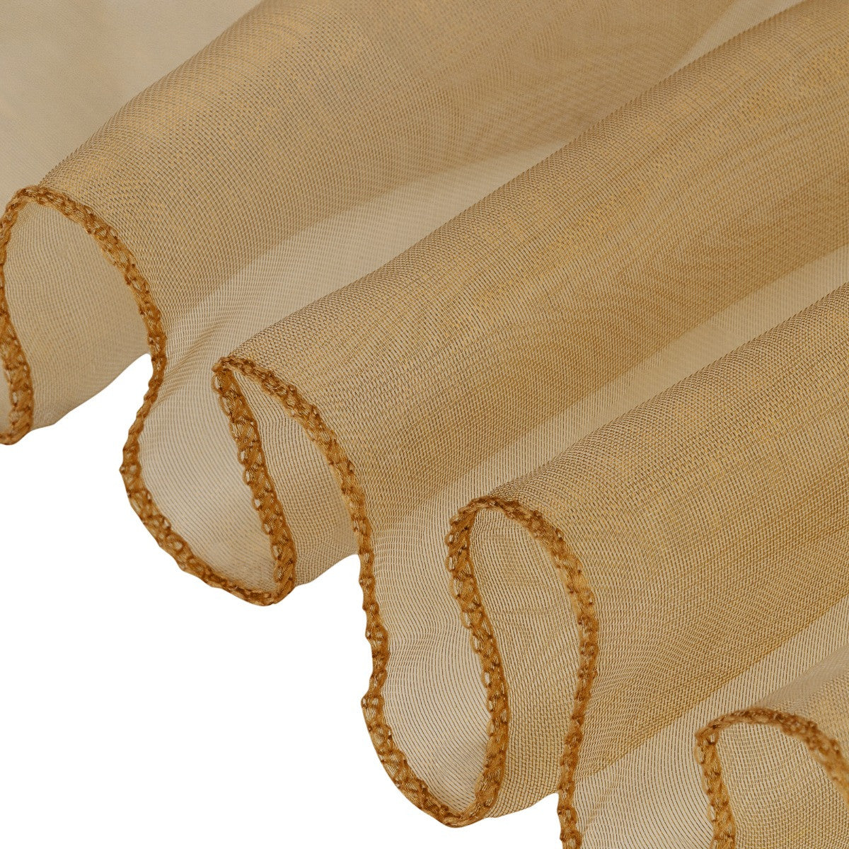 7" x 108" Organza Chair Sash - Antique Gold