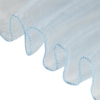 7" x 108" Organza Chair Sash - Baby Blue