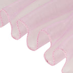 7" x 108" Organza Chair Sash - Baby Pink