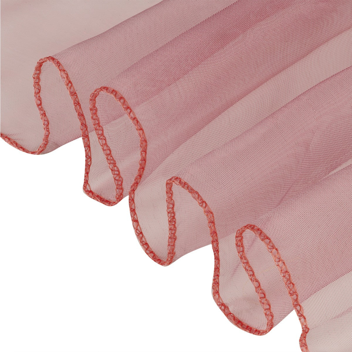 7" x 108" Organza Chair Sash - Dusty Rose