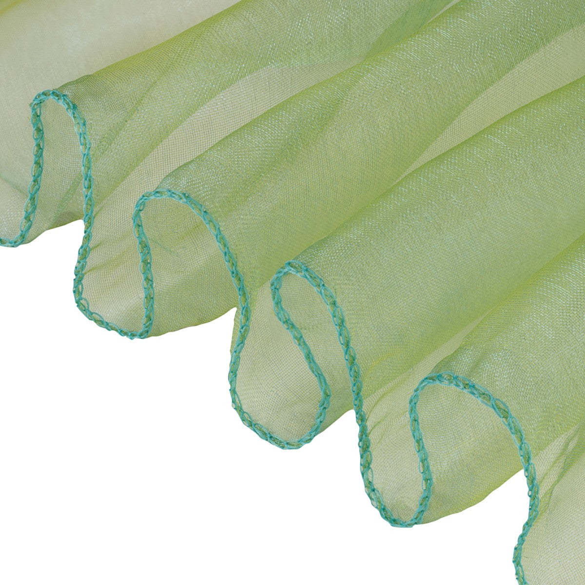 7" x 108" Organza Chair Sash - Green