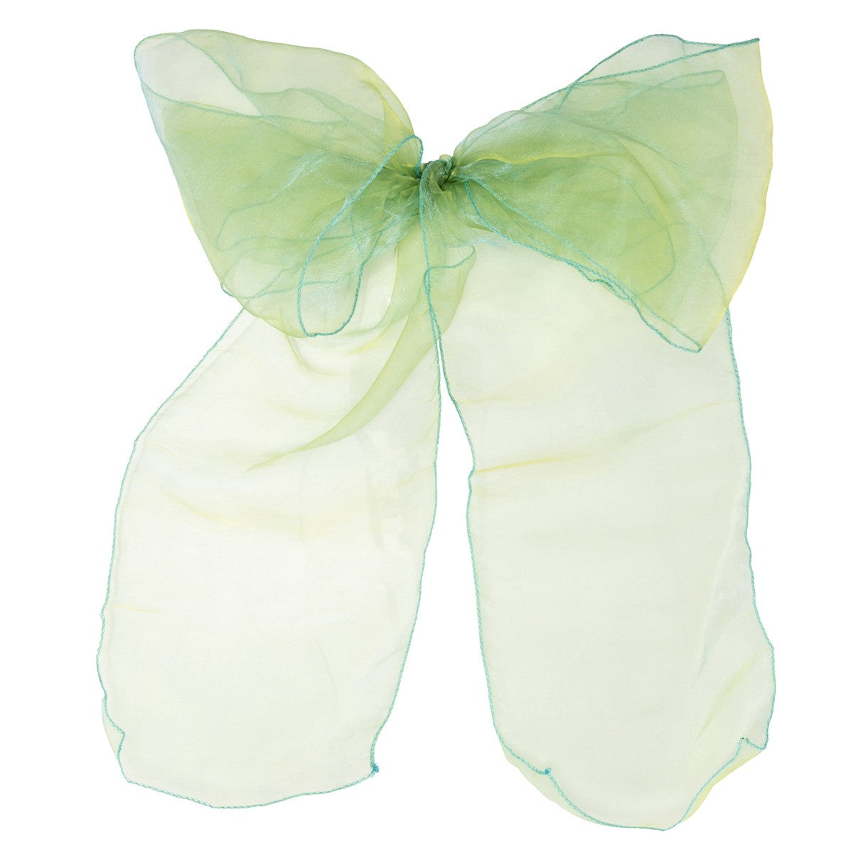 7" x 108" Organza Chair Sash - Green