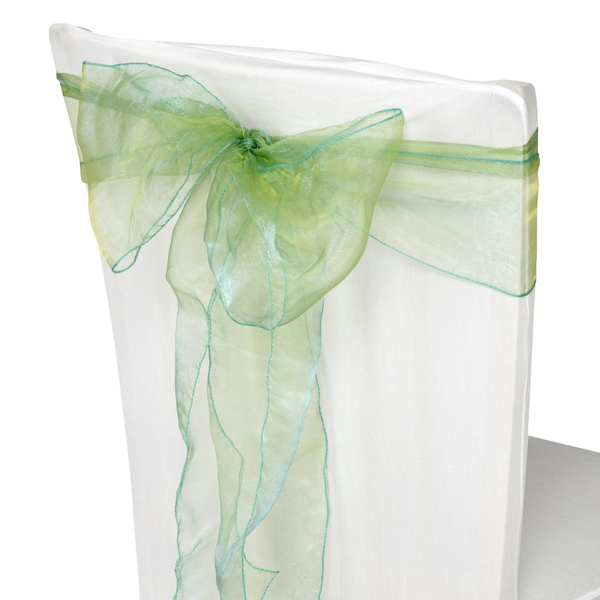 7" x 108" Organza Chair Sash - Green