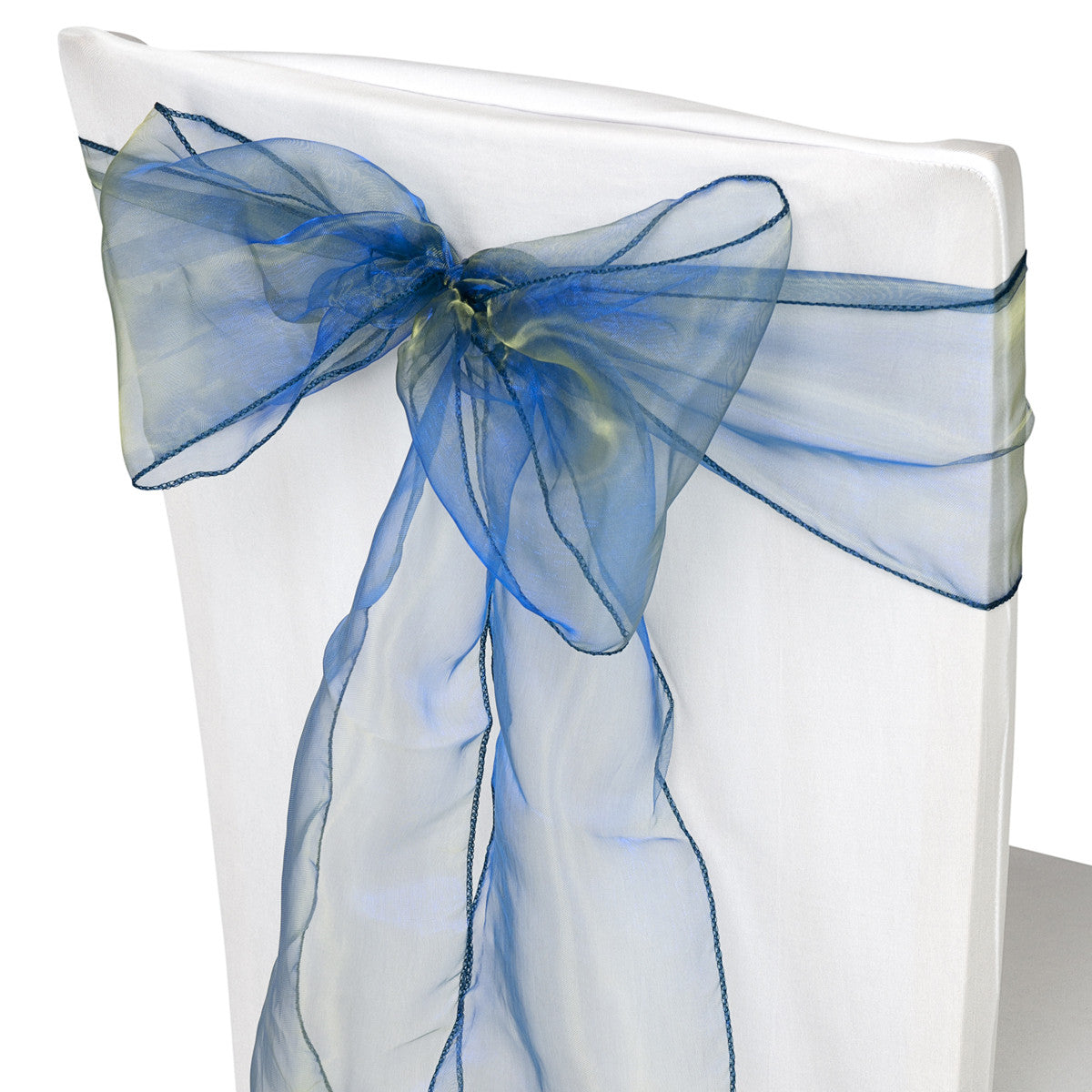 7" x 108" Organza Chair Sash - Hunter Green