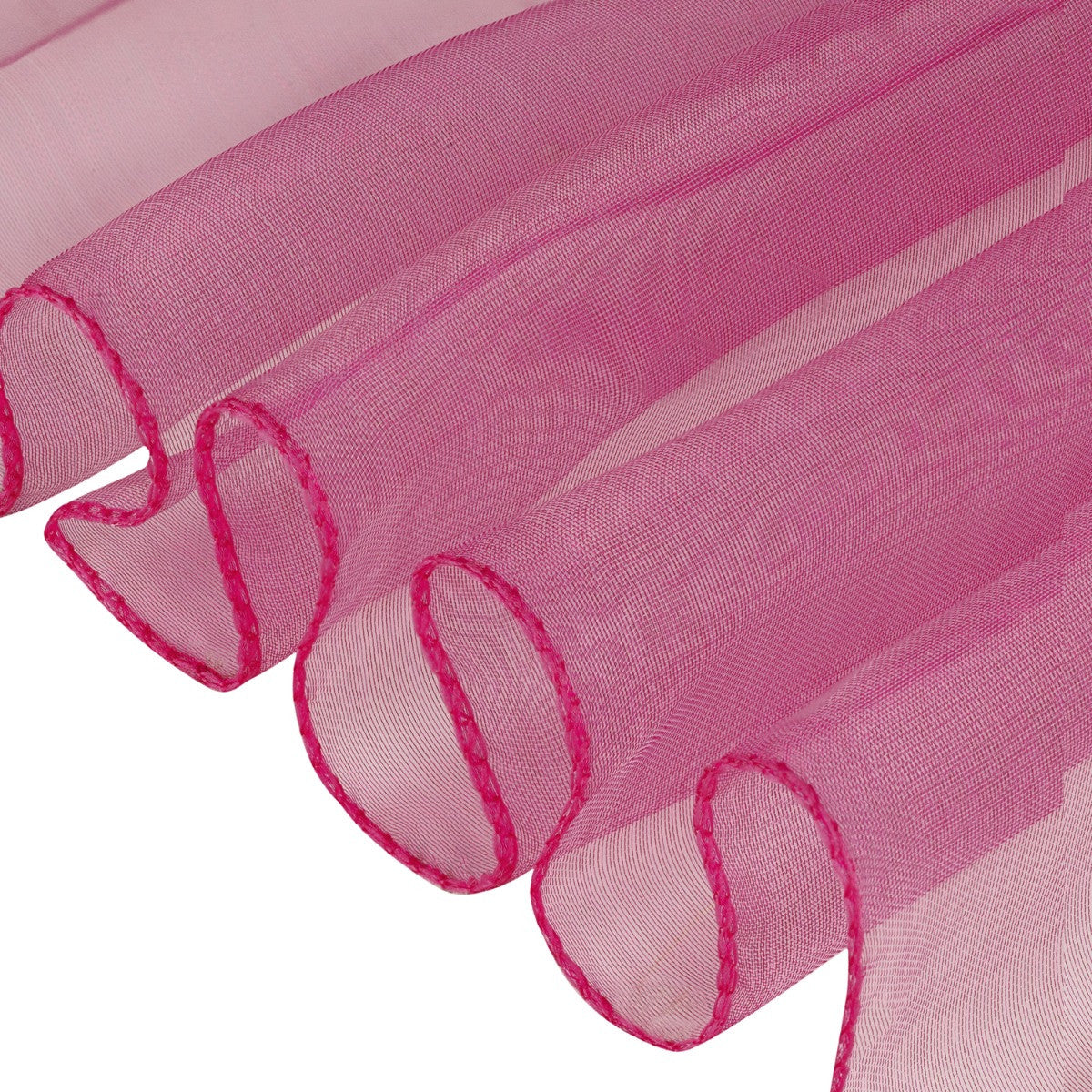 7" x 108" Organza Chair Sash - Hot Pink