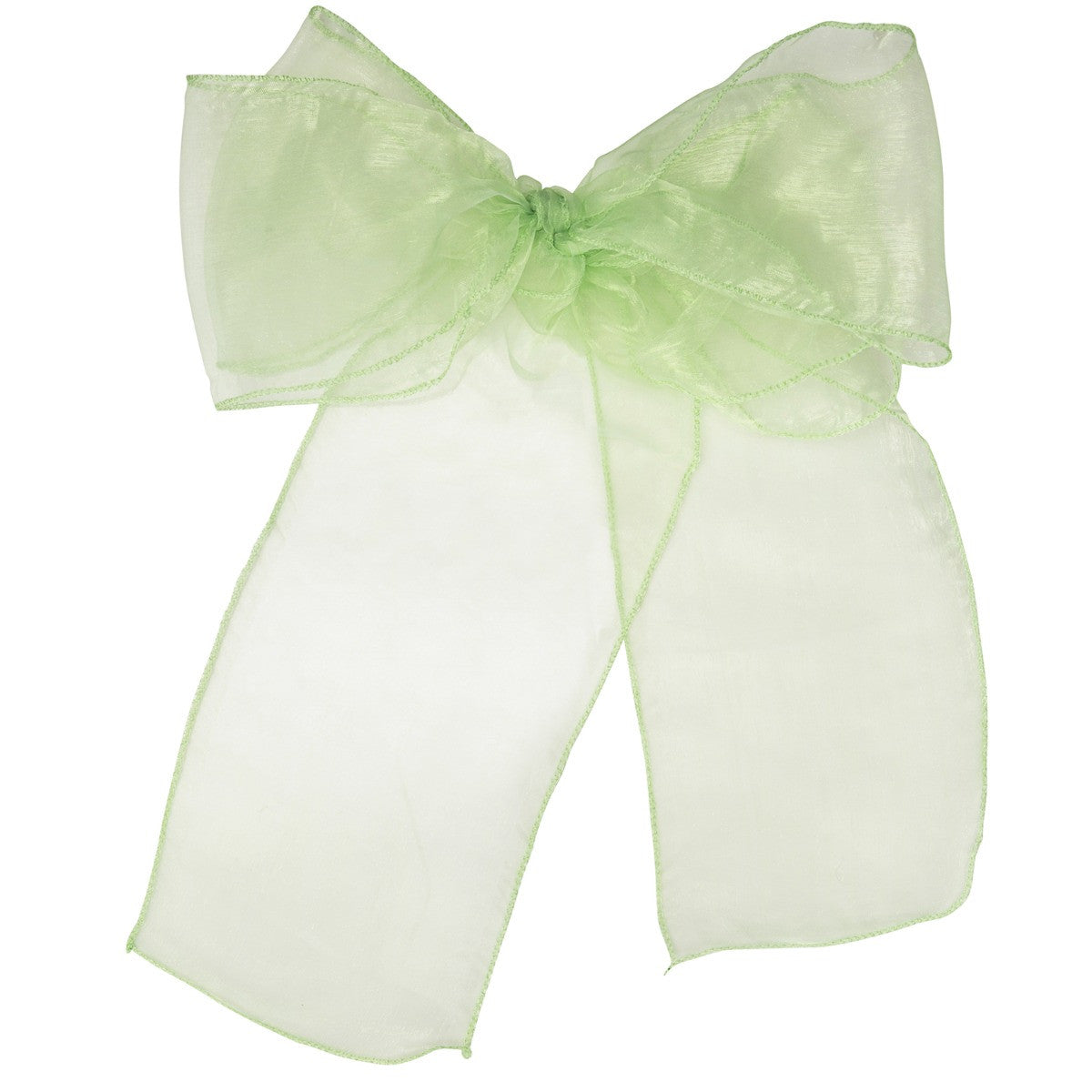 7" x 108" Organza Chair Sash - Mint