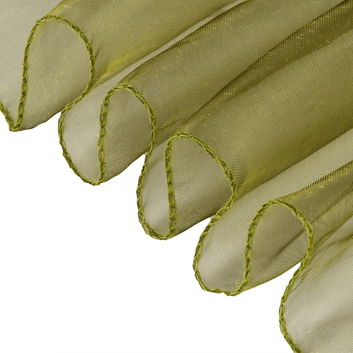 7" x 108" Organza Chair Sash - Olive Green