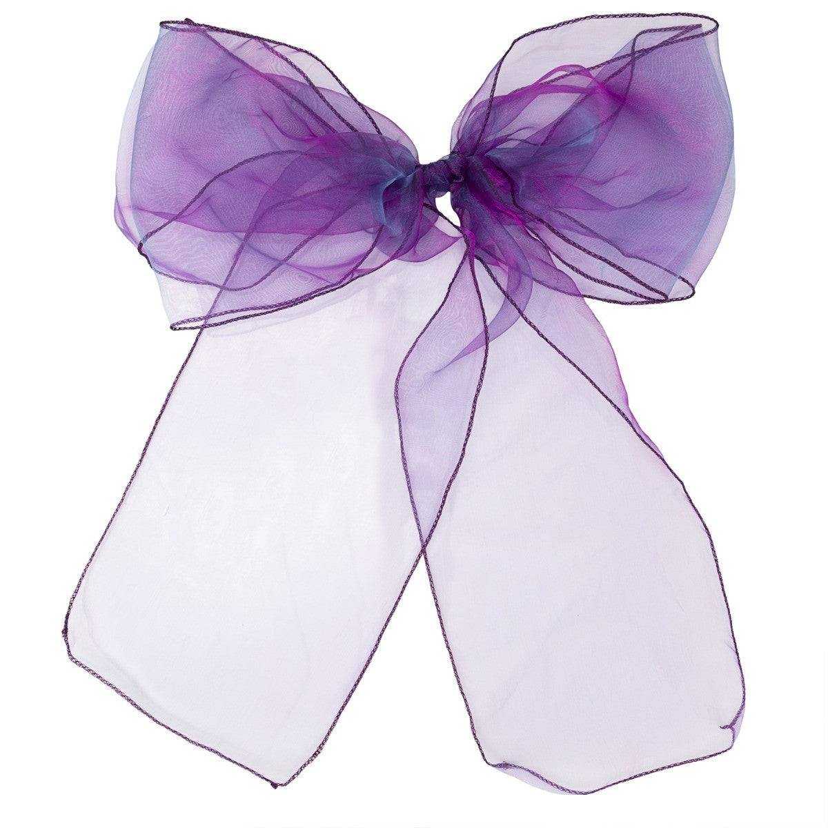 7" x 108" Organza Chair Sash - Violet