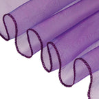 7" x 108" Organza Chair Sash - Violet
