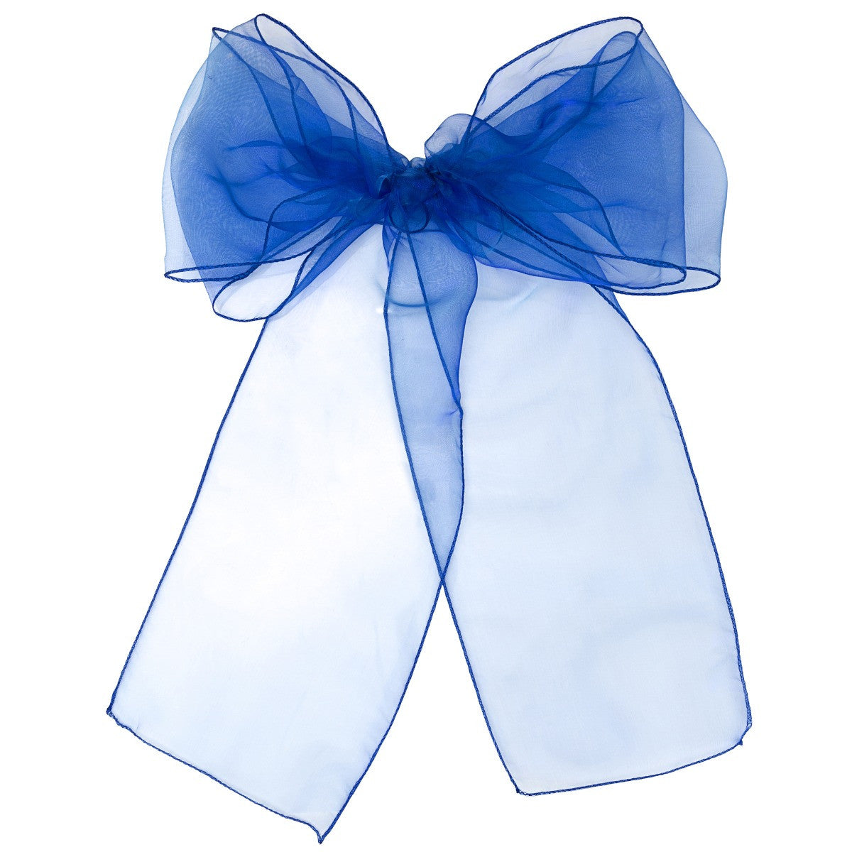 7" x 108" Organza Chair Sash - Royal Blue