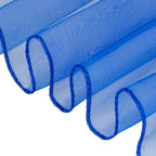 7" x 108" Organza Chair Sash - Royal Blue