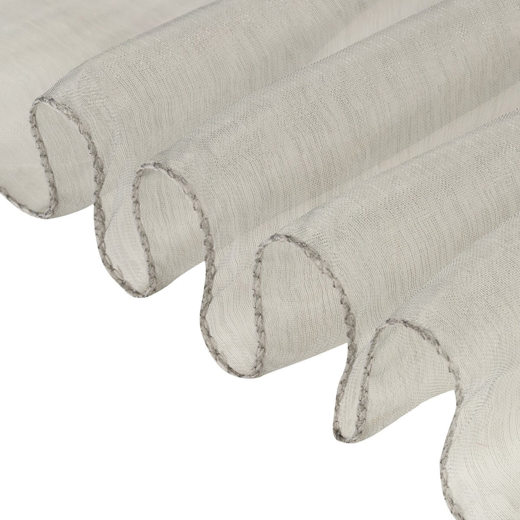 7" x 108" Organza Chair Sash - Silver