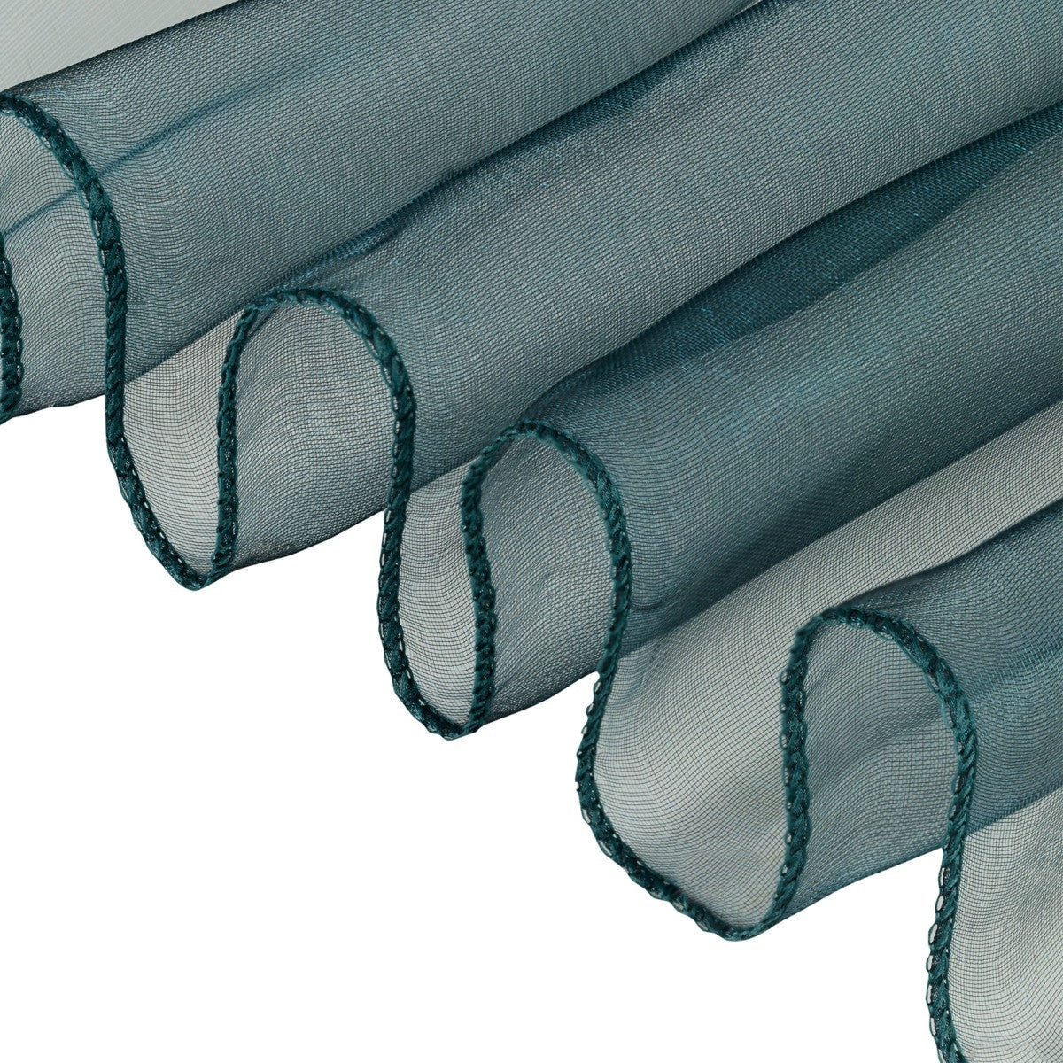 7" x 108" Organza Chair Sash - Teal Green