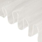 7" x 108" Organza Chair Sash - White