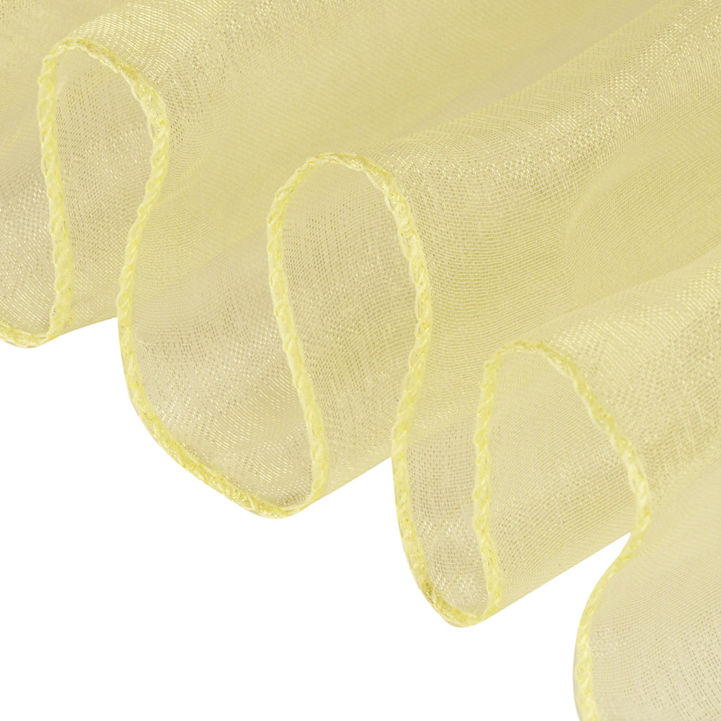 23" x 108" Wider Organza Chair Sash - Cream
