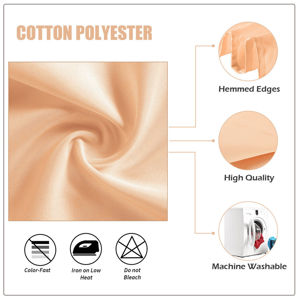 20" Polyester Table Napkin - Peach
