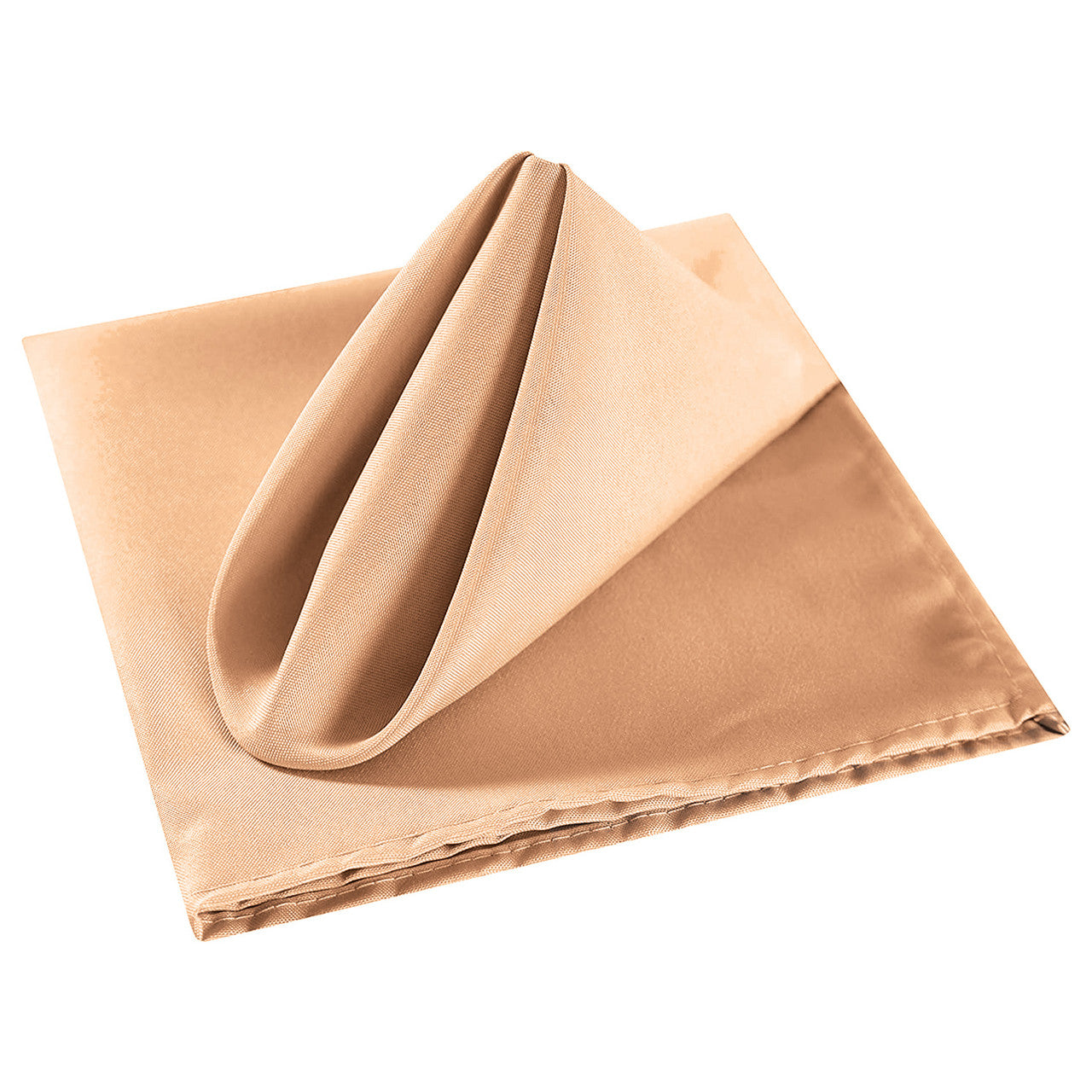 20" Polyester Table Napkin - Peach