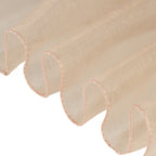 7" x 108" Organza Chair Sash - Peach