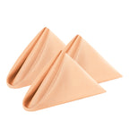 20" Polyester Table Napkin - Peach