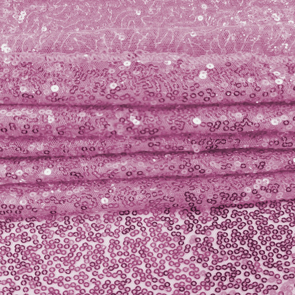 4ft x 7ft Sequin Photography Backdrop - Baby Pink