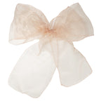 7" x 108" Organza Chair Sash - Peach