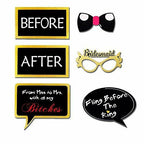 30pc Naughty Hen Party Photo Booth Cardboard Party Props