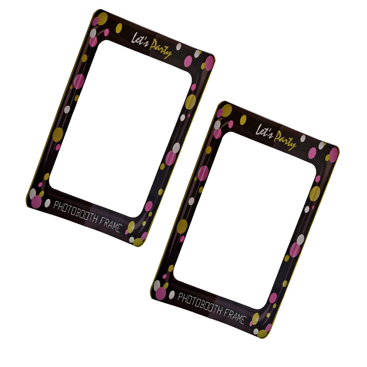 Cardboard Photo Frame Prop - Let's Party