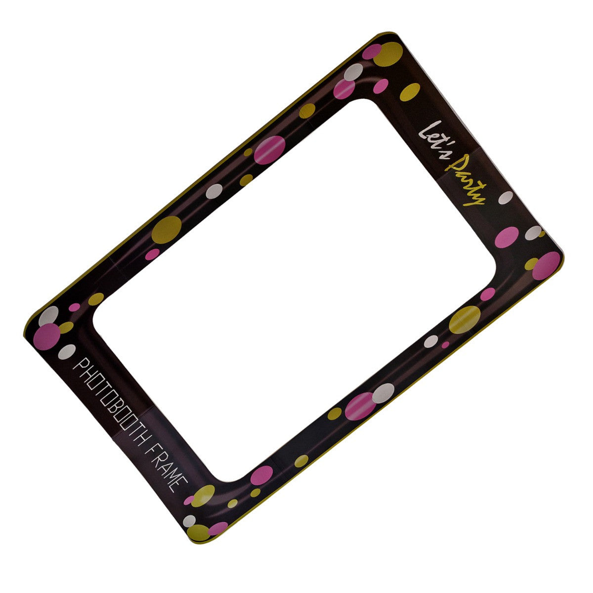 Cardboard Photo Frame Prop - Let's Party