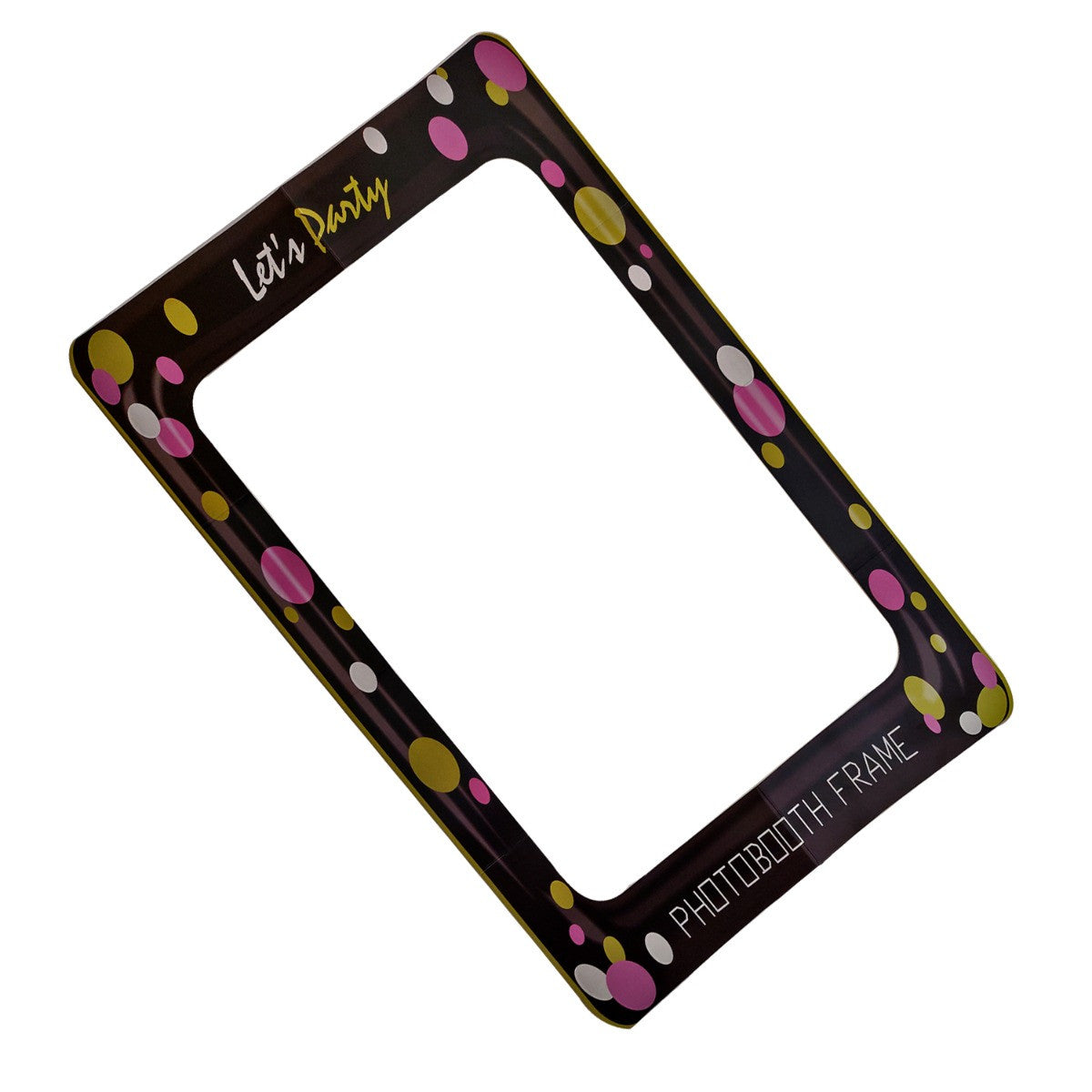 Cardboard Photo Frame Prop - Let's Party