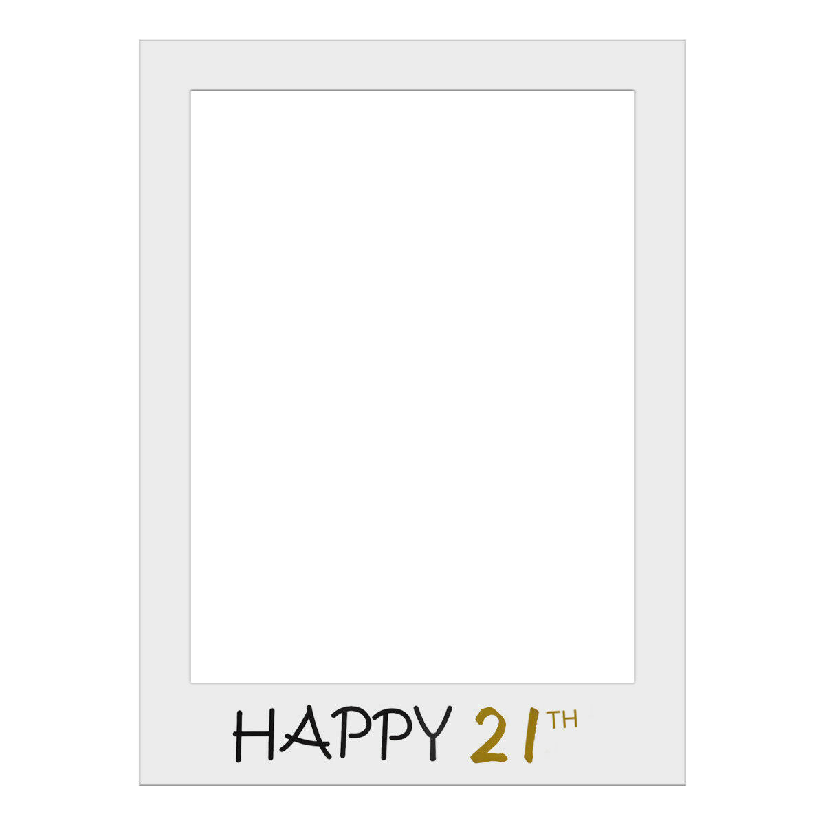 Cardboard Photo Frame Prop - Birthday