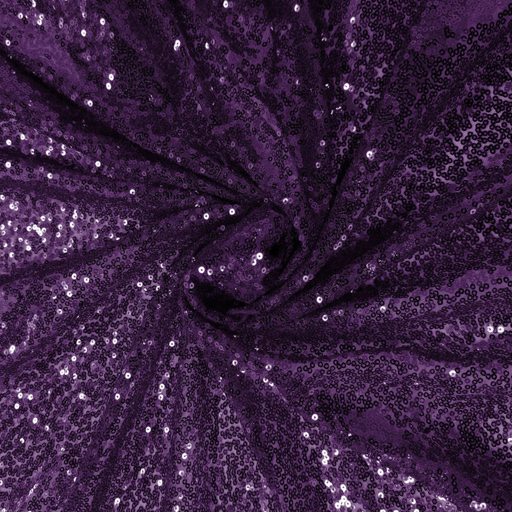 Sequin Backdrop - 4ft x 7ft  - Purple