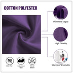 20" Polyester Table Napkin - Purple