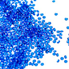 6000 Iridescent Table Scatter Acrylic Crystals, Mixed Sizes - Royal Blue