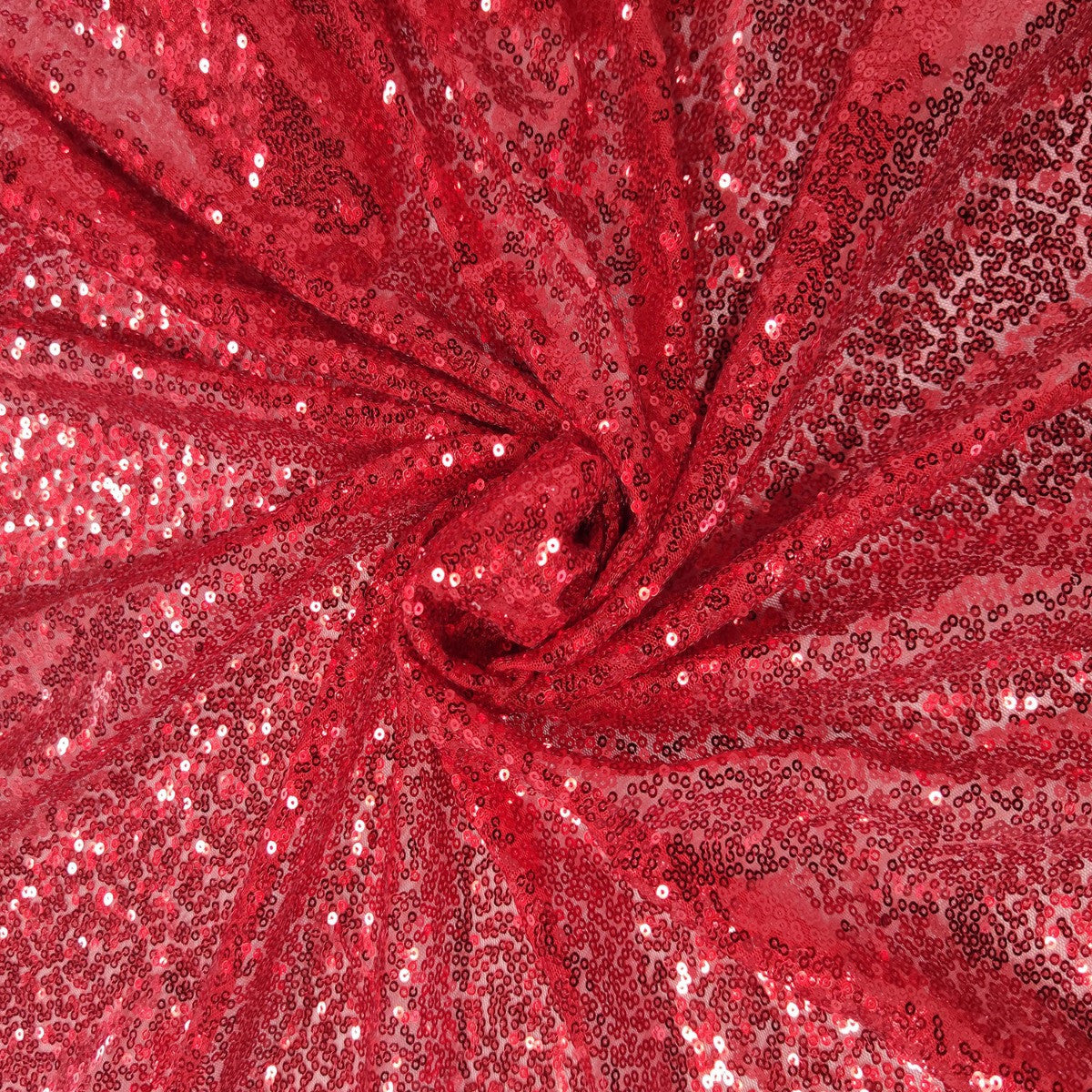 4ft x 7ft Sequin Photography Backdrop - Red