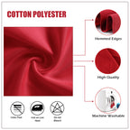 20" Polyester Table Napkin - Red