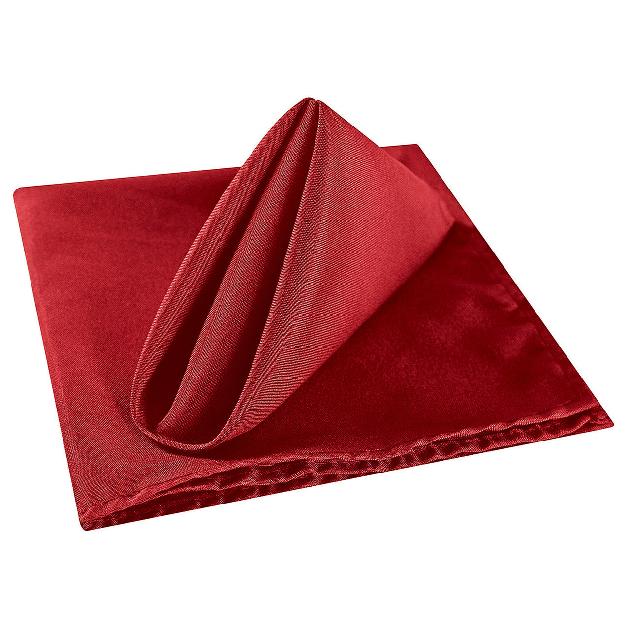 20" Polyester Table Napkin - Red