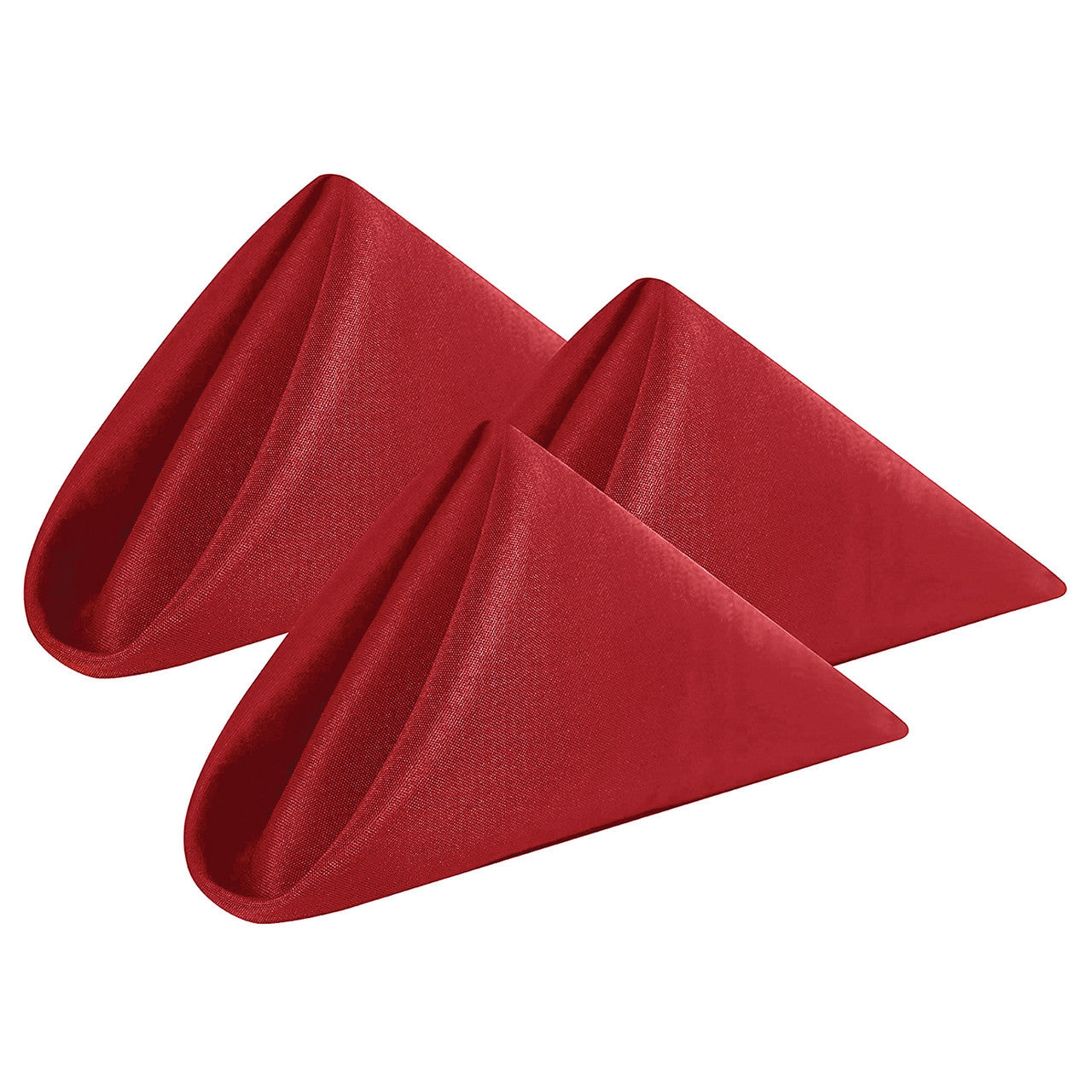 20" Polyester Table Napkin - Red