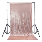 4ft x 9ft Sequin Backdrop Photography - Rose Gold